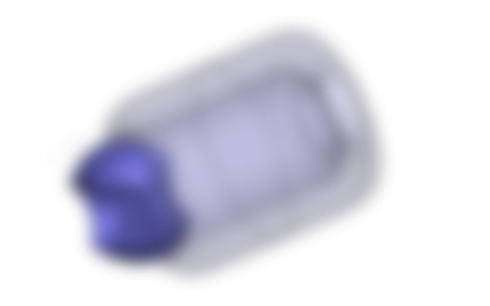 Overmolded consumer accessory, CAD of an overmolded bead