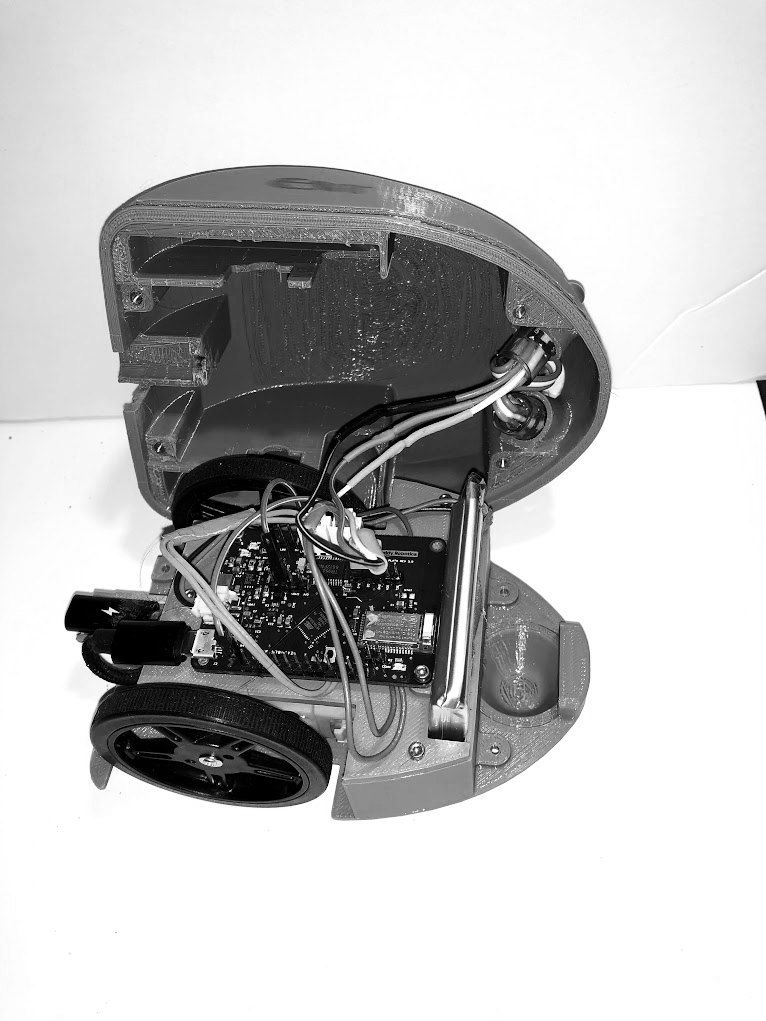 Teddy Robotics, wheeled robot internals
