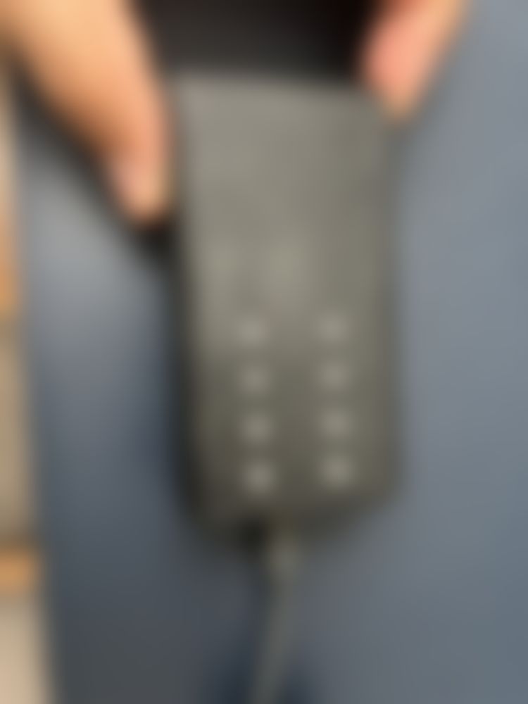 Handheld electronics enclosure, soundboard enclosure render beside the printed prototype