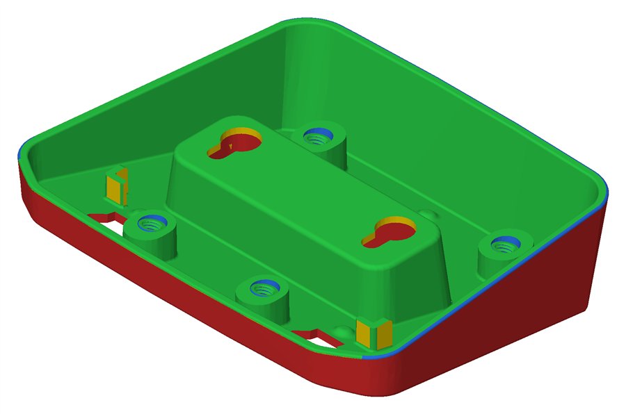 Eco Soapr soap shredder, draft analysis for injection molding