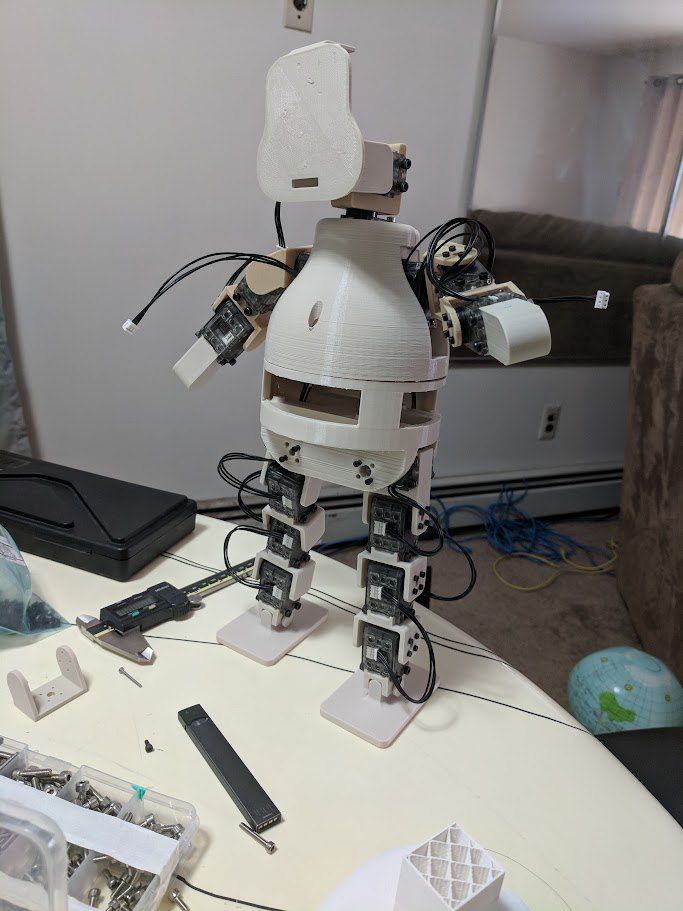 Teddy Robotics, bipedal robot prototype