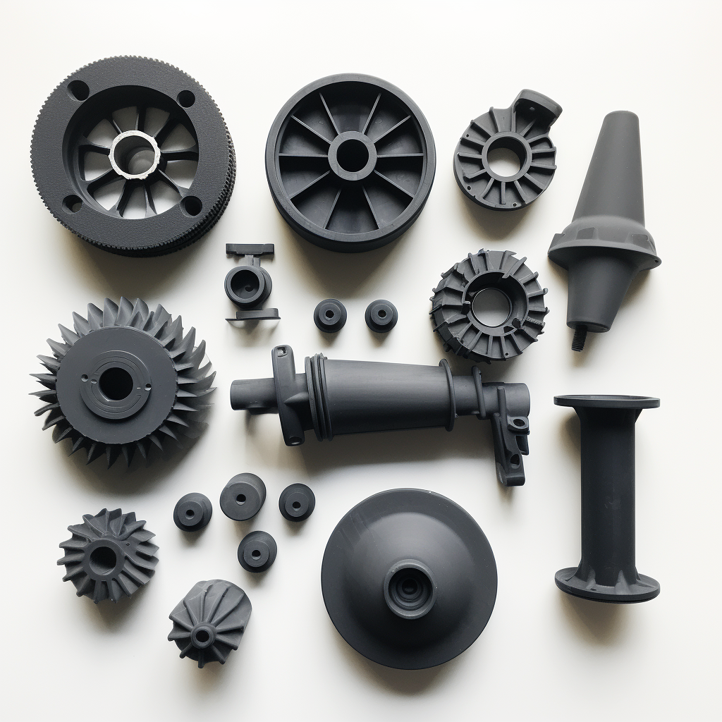 sergiof1794_black_matte_3d_printed_parts_with_a_white_backgroun_cb4cbcba-d933-42a7-950f-2c09eead99de